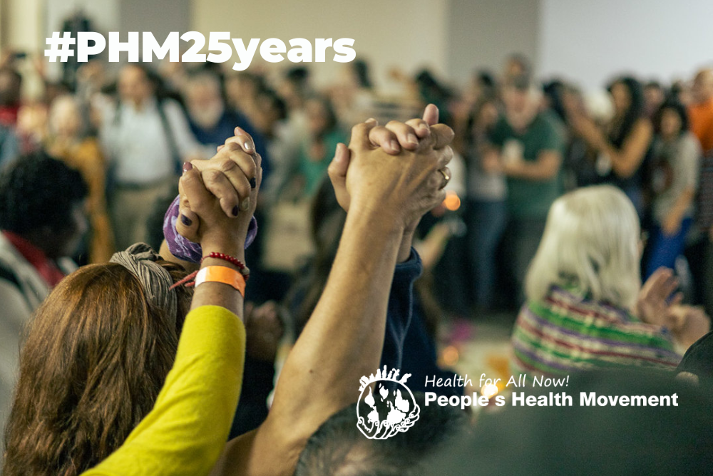 Mientras el mundo está en crisis, el Movimiento por la Salud de los Pueblos hace un llamado a la esperanza, al optimismo, a la resistencia, a la solidaridad y a la paz