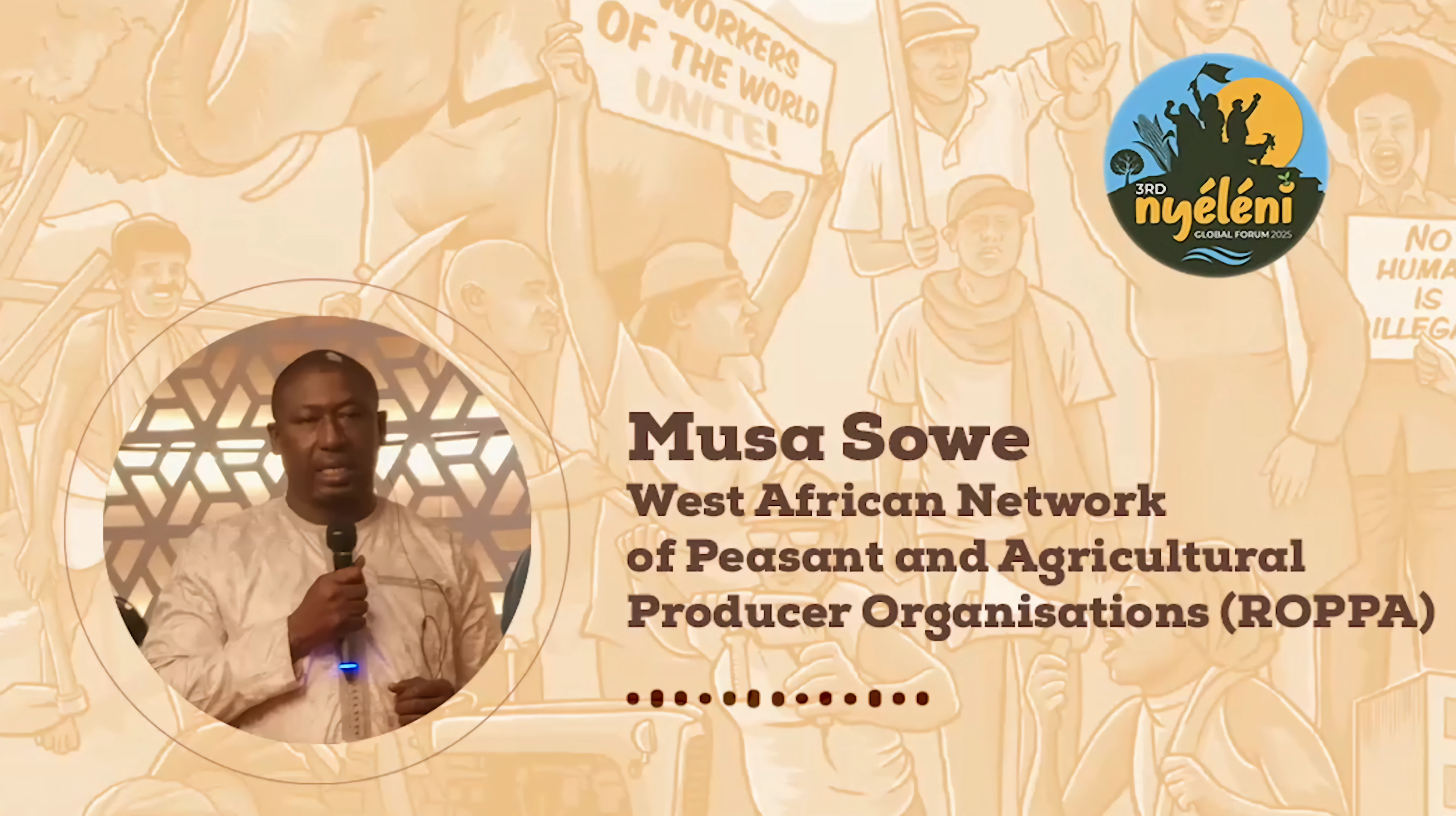 «La agroecología es más que agricultura, es un camino hacia la justicia» – Una conversación con Musa Sowe(ROPPA)