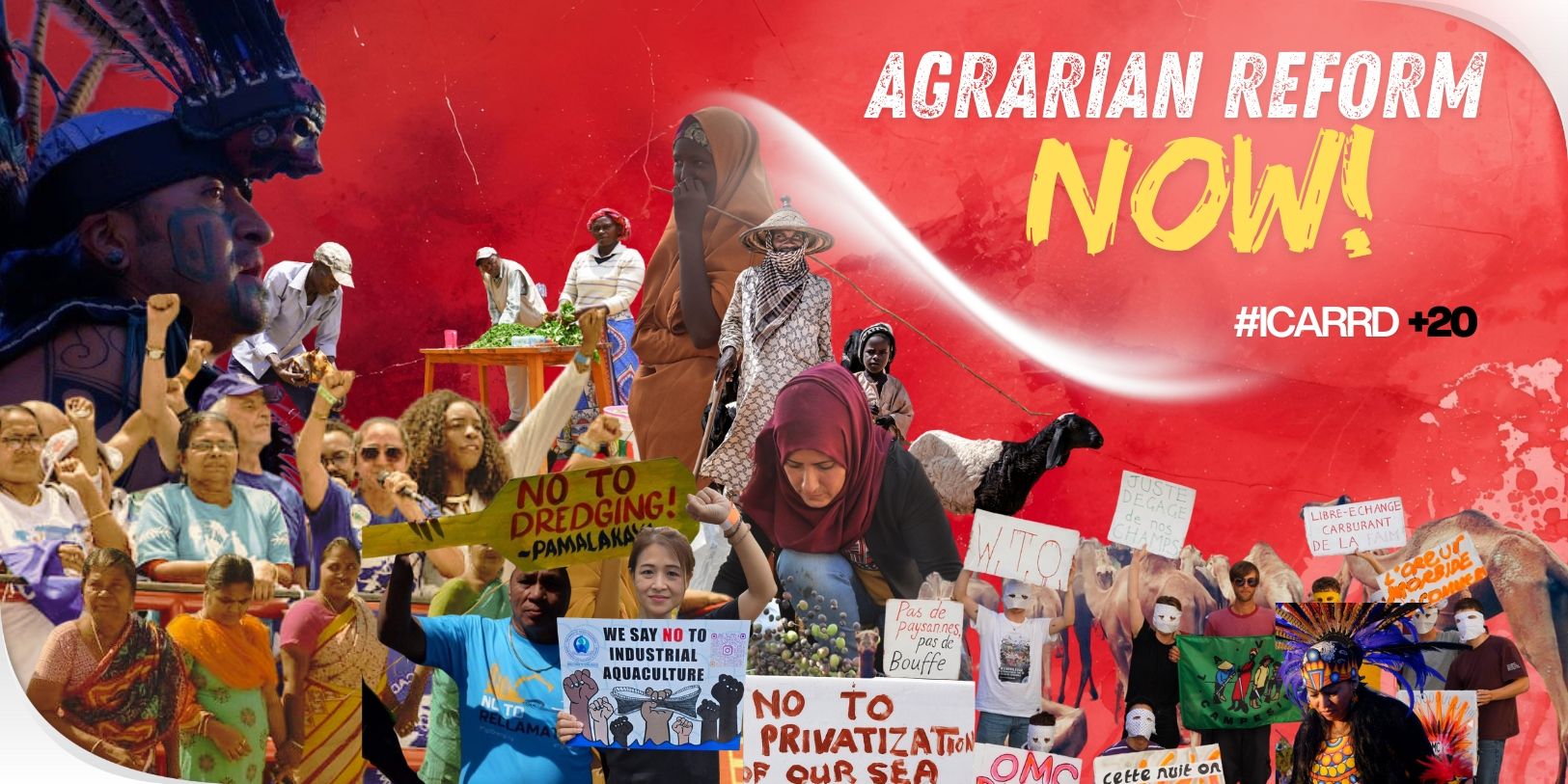 Movimientos sociales globales se movilizan en torno a la CIRADR+20 ante la intensificación de las luchas por la tierra, los bienes naturales y los territorios